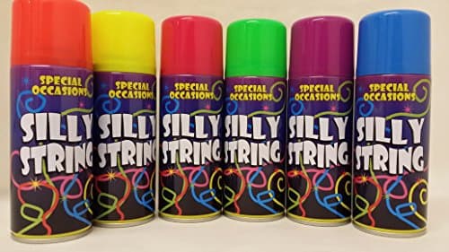Silly Strings for Special Occasions Pack of 6