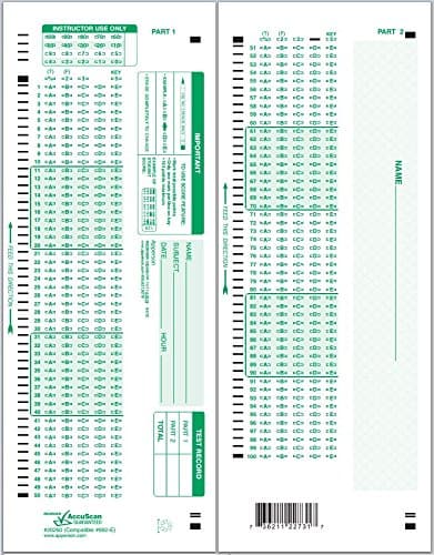 20260 882-E Compatible Answer Sheet 5,000-pack