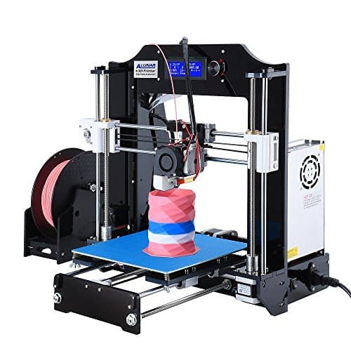 ALUNAR 3D Printer DIY Prusa I3 Kit Self-Assembly Desktop FDM 1.75mm PLA 3D Pen Filament Heated Bed