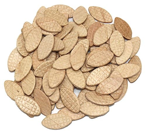 Birch Beech Wooden Jointing Mini Biscuits with Clamshell, Marked #R3 Furniture DIY Handcraft 90 Pcs