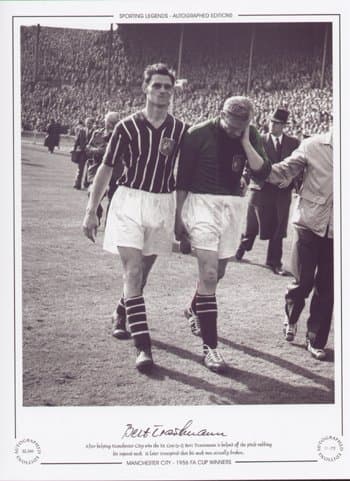 Man City Bert Trautmann 1956 FA Cup Final- Signed Limited Edition