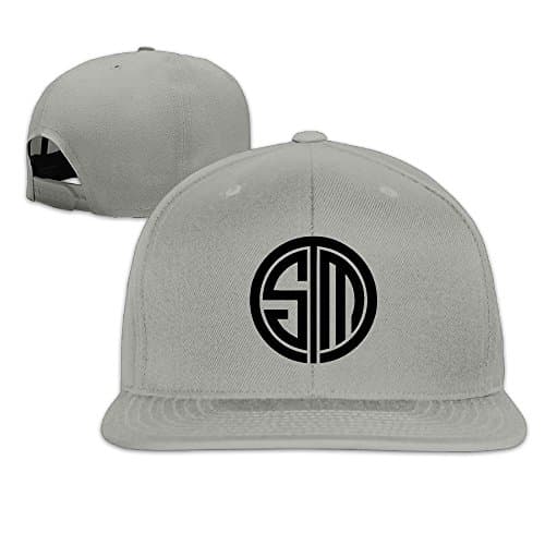 WOHVS Team Solomid TSM Team Logo Baseball Cap Ash