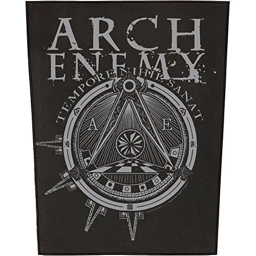 XLG Arch Enemy Tempore Nihil Sanat Back Patch Time Heals Nothing Sew On Applique