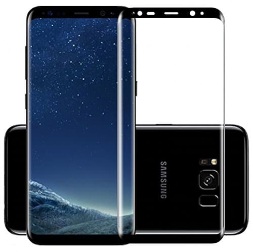 Full Screen Coverage Glue Glass for Samsung S8 with Full Screen Adhesive Cover for Samsung S8 [Case Friendly][Full Adhesive]