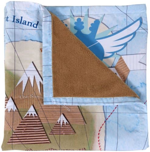 Weegoamigo Adventure Blanket - Treasure Map