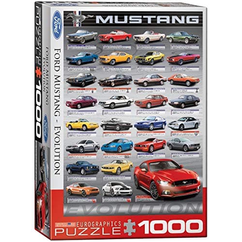 Eurographics Ford Mustang Evolution Jigsaw Puzzle (1000Piece)