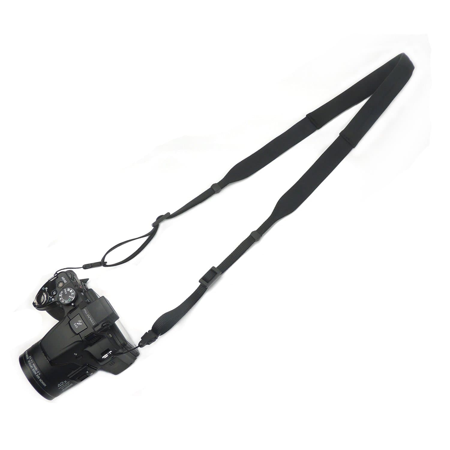 KANJIAN Light Weight Camera Strap can be Washed Universal Shoulder Neck Belt for DSLR Camera-Black