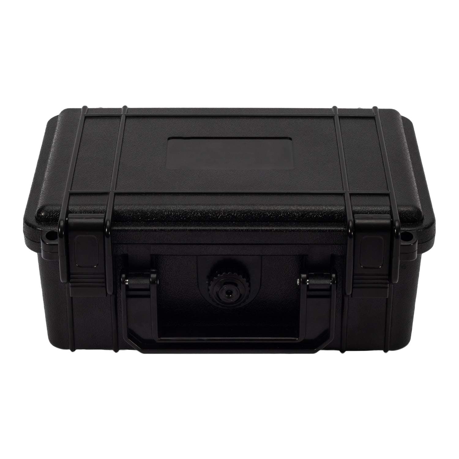 OCGIG Black Small Waterproof Hard Plastic Case Bag Tool Rugged Compact Travel Storage Box Portable Organizer for Camera Video Guns Test Metering Equipment 8.5"x6.5"x3.8"