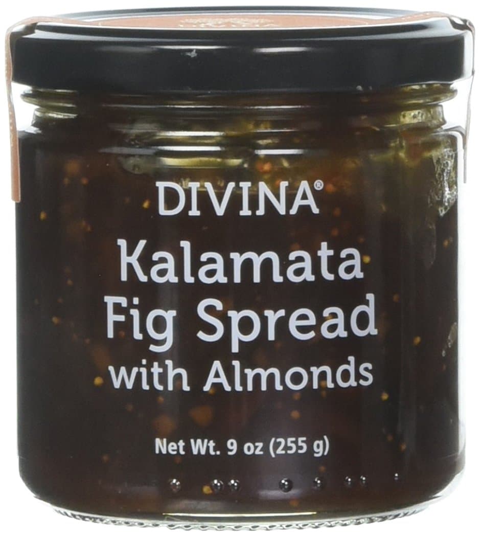 Divina Kalamata Fig Spread with Almonds, 9 Ounce