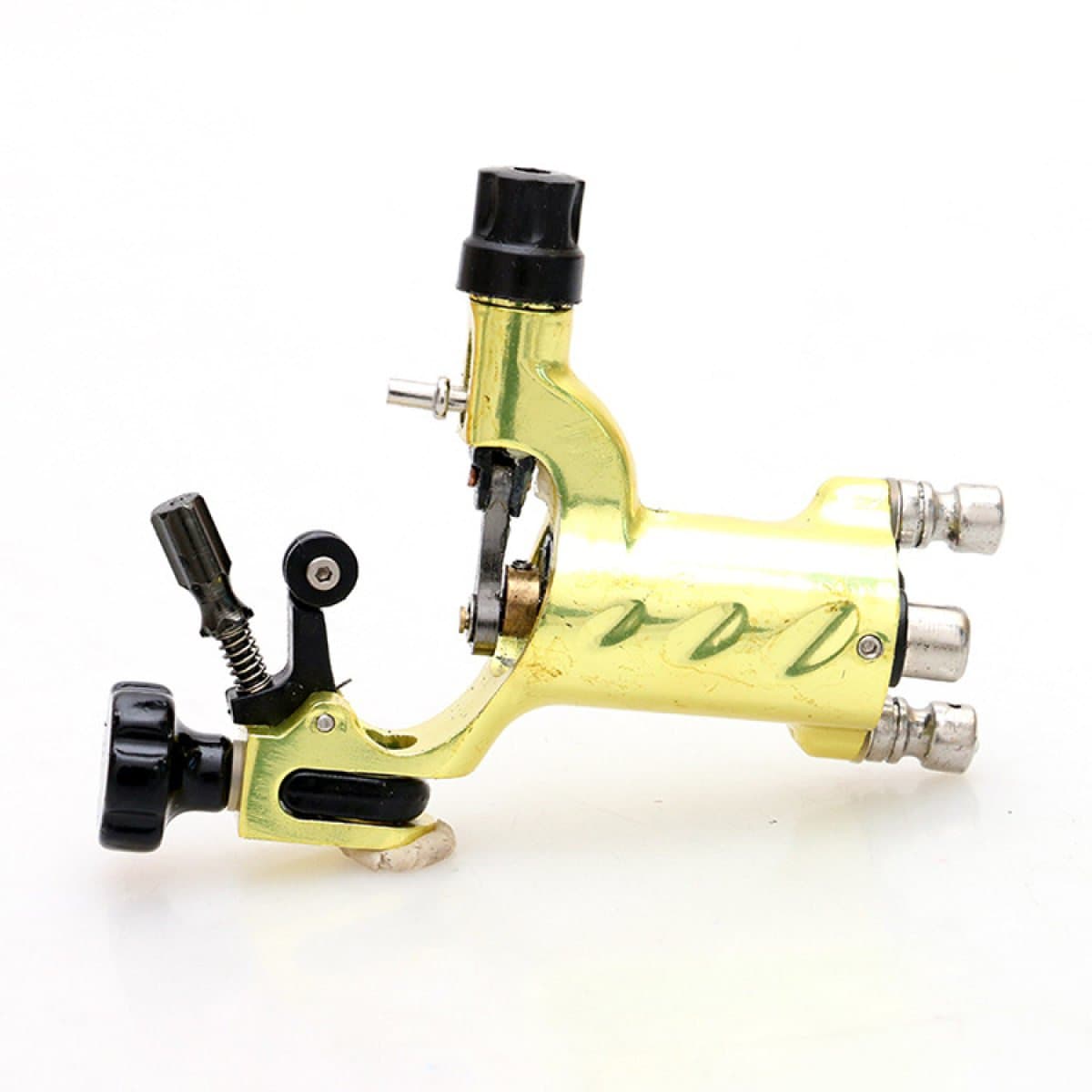 Dragonfly Motor Tattoo Machine Hook Line + RCA Dual Interface,Yellow