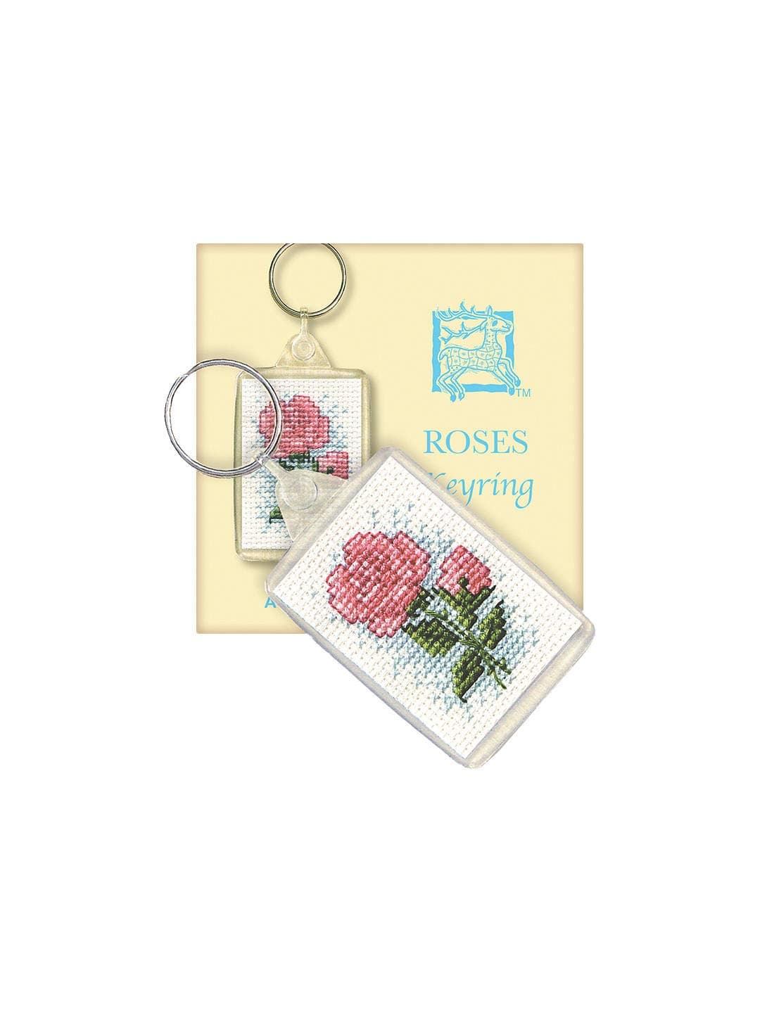 Textile HeritageRoses Keyring Cross Stitch Kit