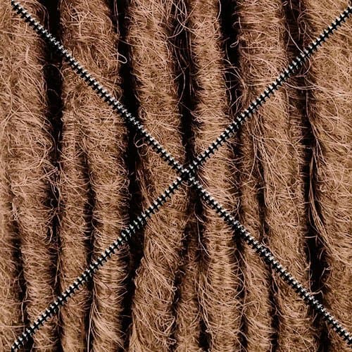 Double Ended (DE) Synthetic Backcombed Dreadlocks 22 inch - Snickerdoodle