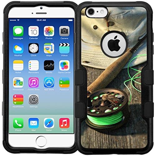 iPhone 6 Case, iPhone 6S (4.7") Case - Armatus Gear (TM) Design Phone Case Rugged Dual Layer Hybrid Armor Protective Cover - Fly-Fishing Rod