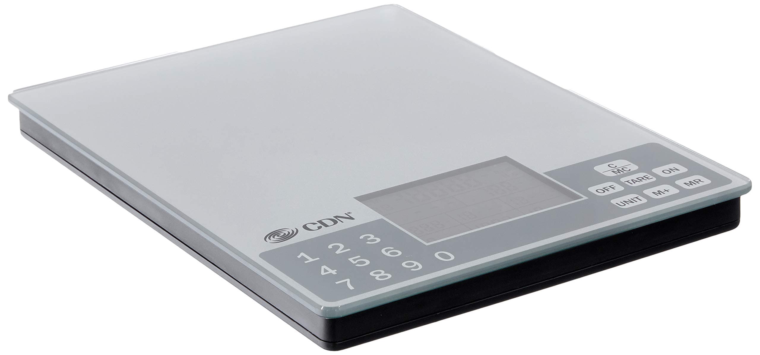 CDN SD1106 ProAccurate Digital nutrition Portion Control Scale, 11 Lb/5 kg-Silver, Silver