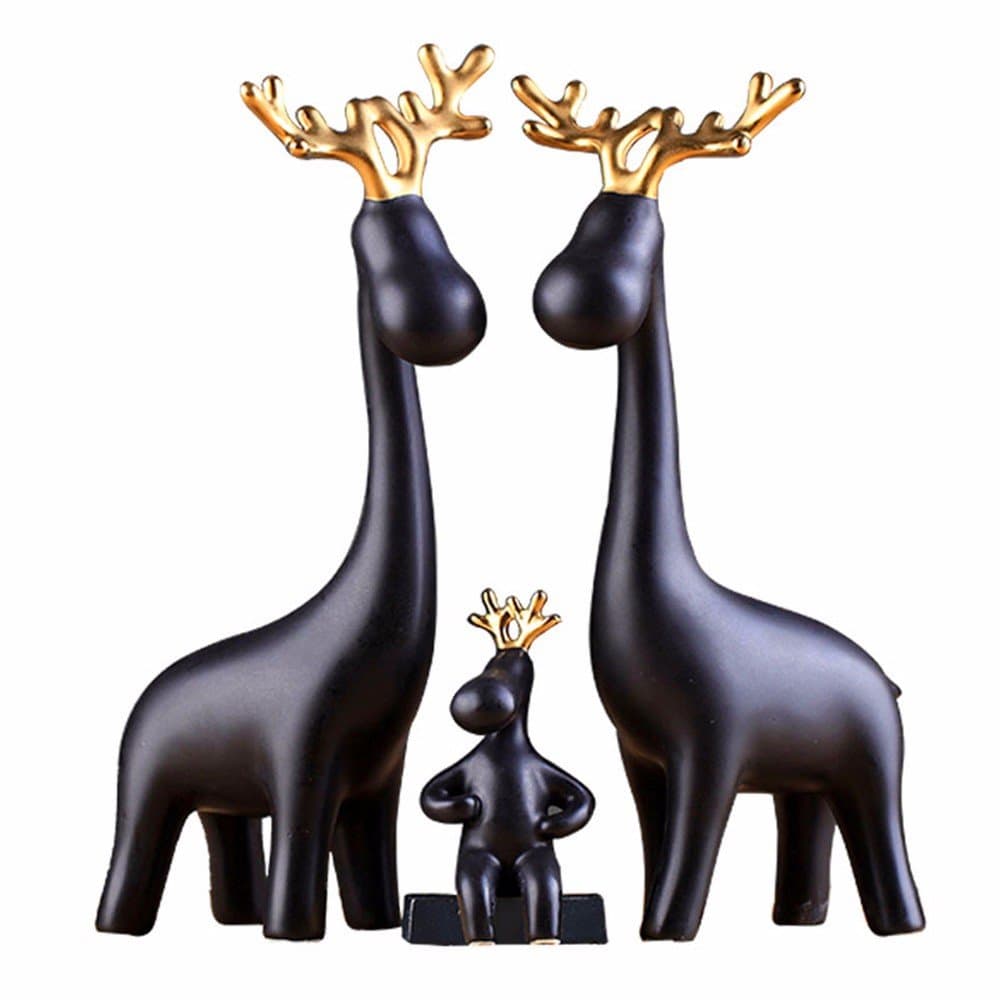 Nordic style three deer ornaments decorations