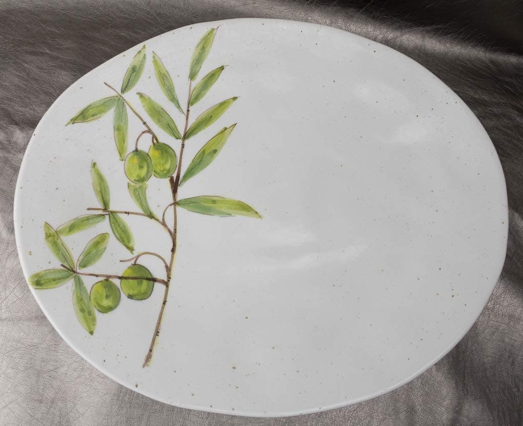 Large Oliva Olive Platter 18" Italy