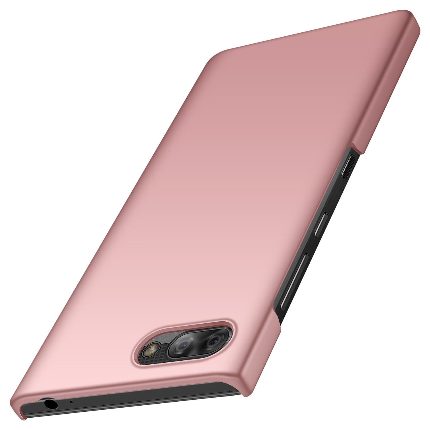SHIWELY Ultra Thin BlackBerry Key 2LE Case, Hard Polycarbonate PC Slim Fit Silky Smooth Phone Cover Case with Matte Finish for BlackBerry Key 2LE(Rose Gold)