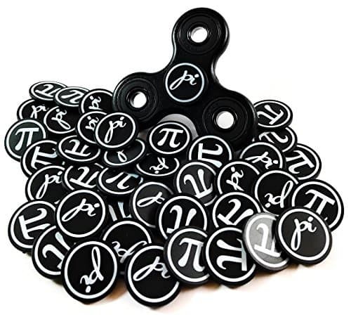 Pi SpinS Black Mathematically Superior Fidget Spinner