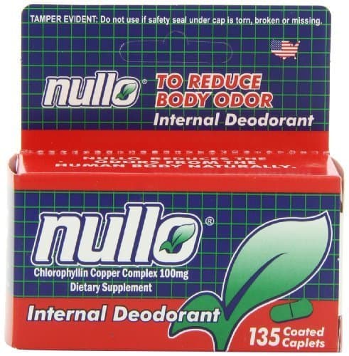 Nullo Internal Deodorant, Coated Caplets, 135 Caplets by Monticello