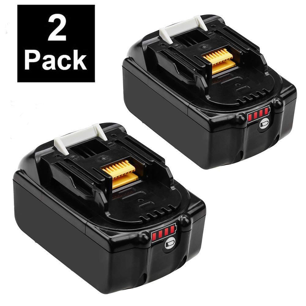 2 Pack 3.0Ah Replace for Makita 18V Battery Lithium Ion BL1830B BL1840 BL1850B BL1860B LXT400 194204-5 Cordless Tool