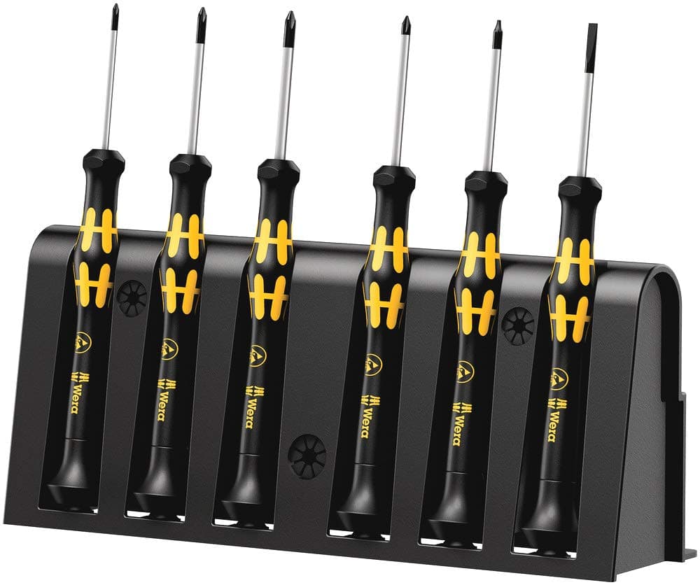 1550/6 ESD Screwdrvr set for electronic applications