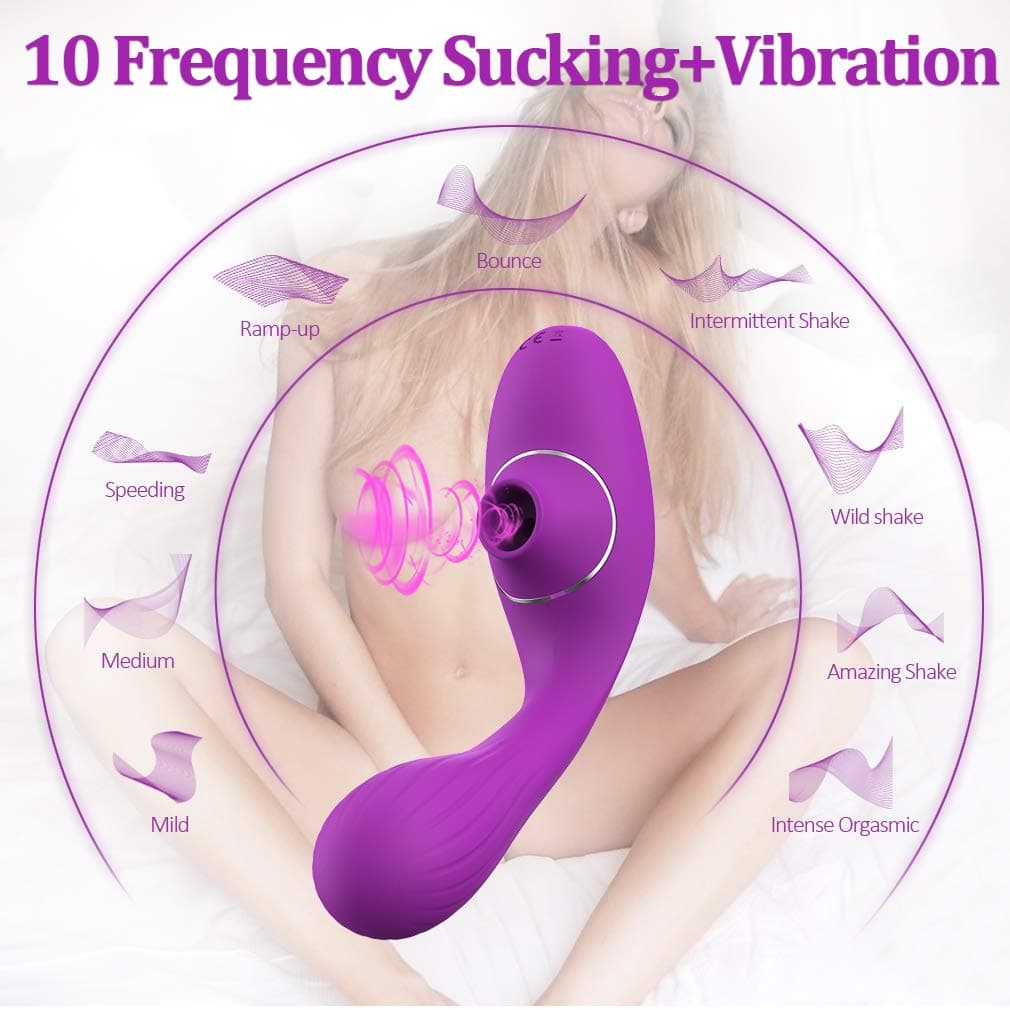 Powerful Clitorial stimulating with 10 Suction Modes 10 Vibration Pattern stimulating Toy for Female,can USB Rechargeable Waterproof G Spots masseger