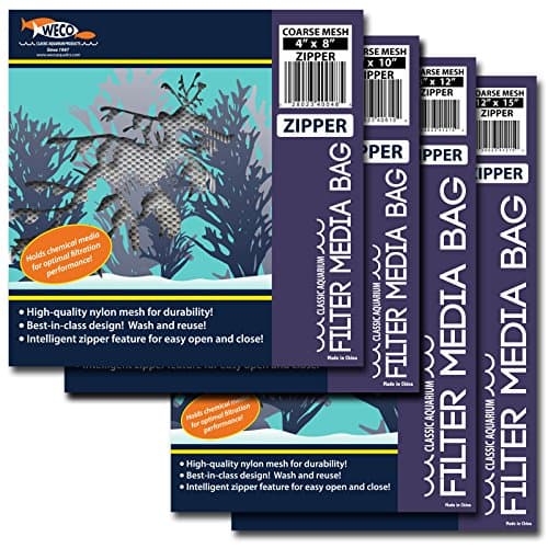 Filter Media Bag, Coarse Mesh with Zipper