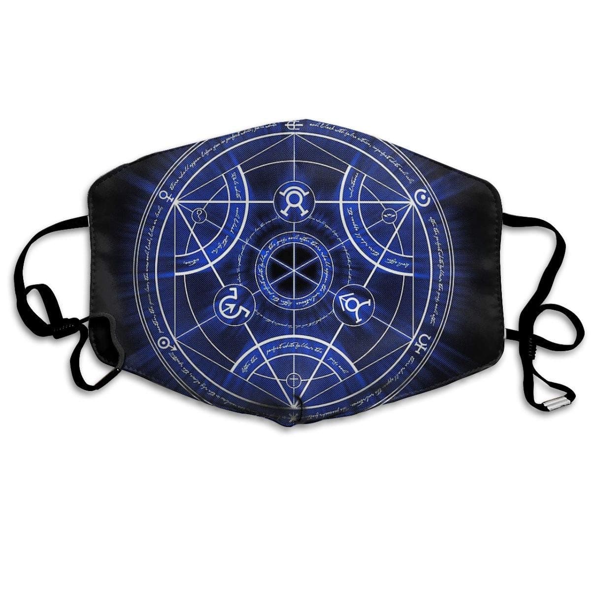Human Transmutation Circle Men Women Adjustable Earloop Face Ma-sk,Anti-dust Mouth Ma-sk,Reusable Protection Ma-sk,Pollen Ma-sks,Anti Pollution Ma-sk,Anti-smog Ma-sk