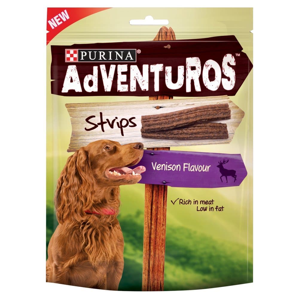 ( 6 Pack) Purina Adventurous Strips Venison - 90g