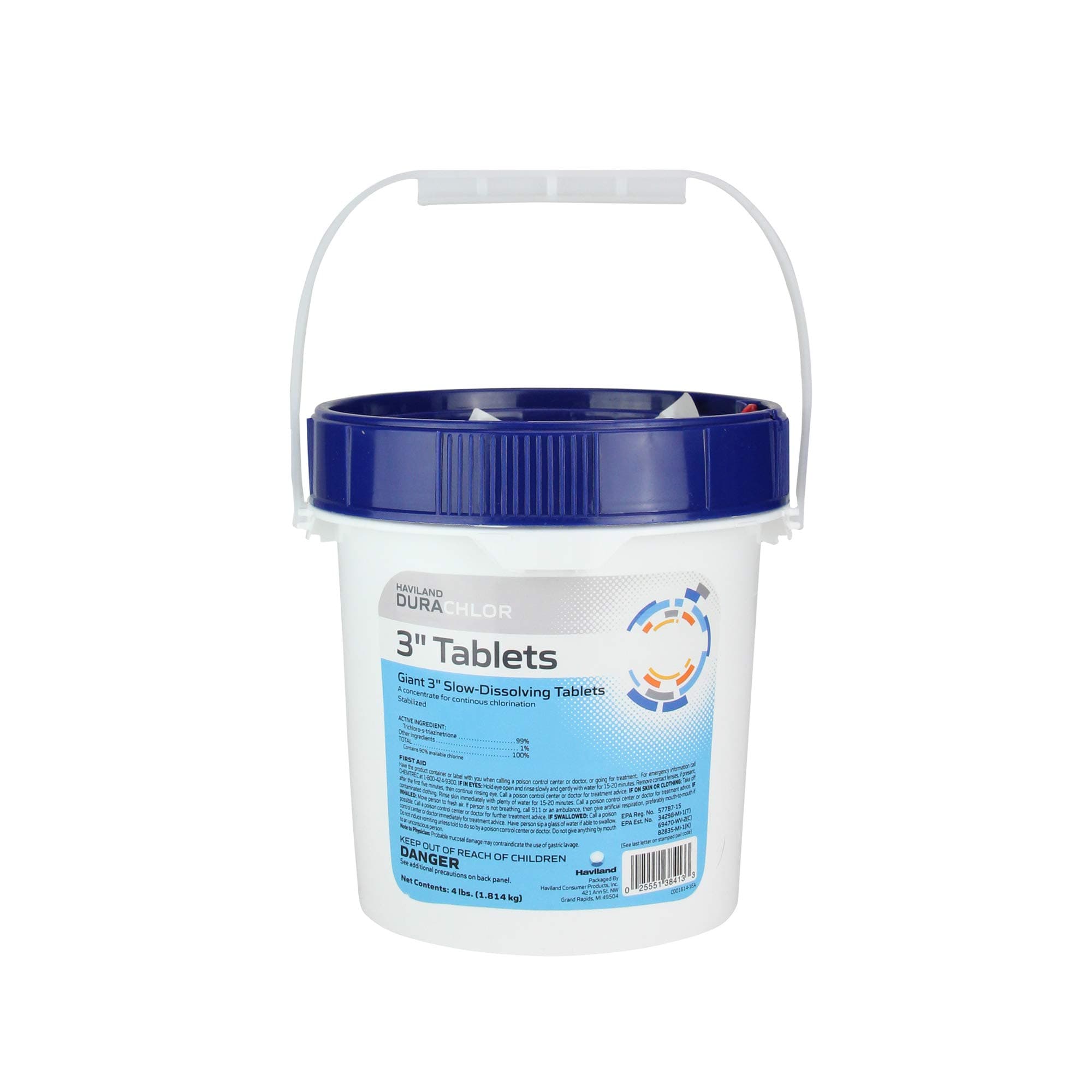 Pool Central 3" DuraChlor Giant Slow Dissolving Chlorine Tablets - 4lbs