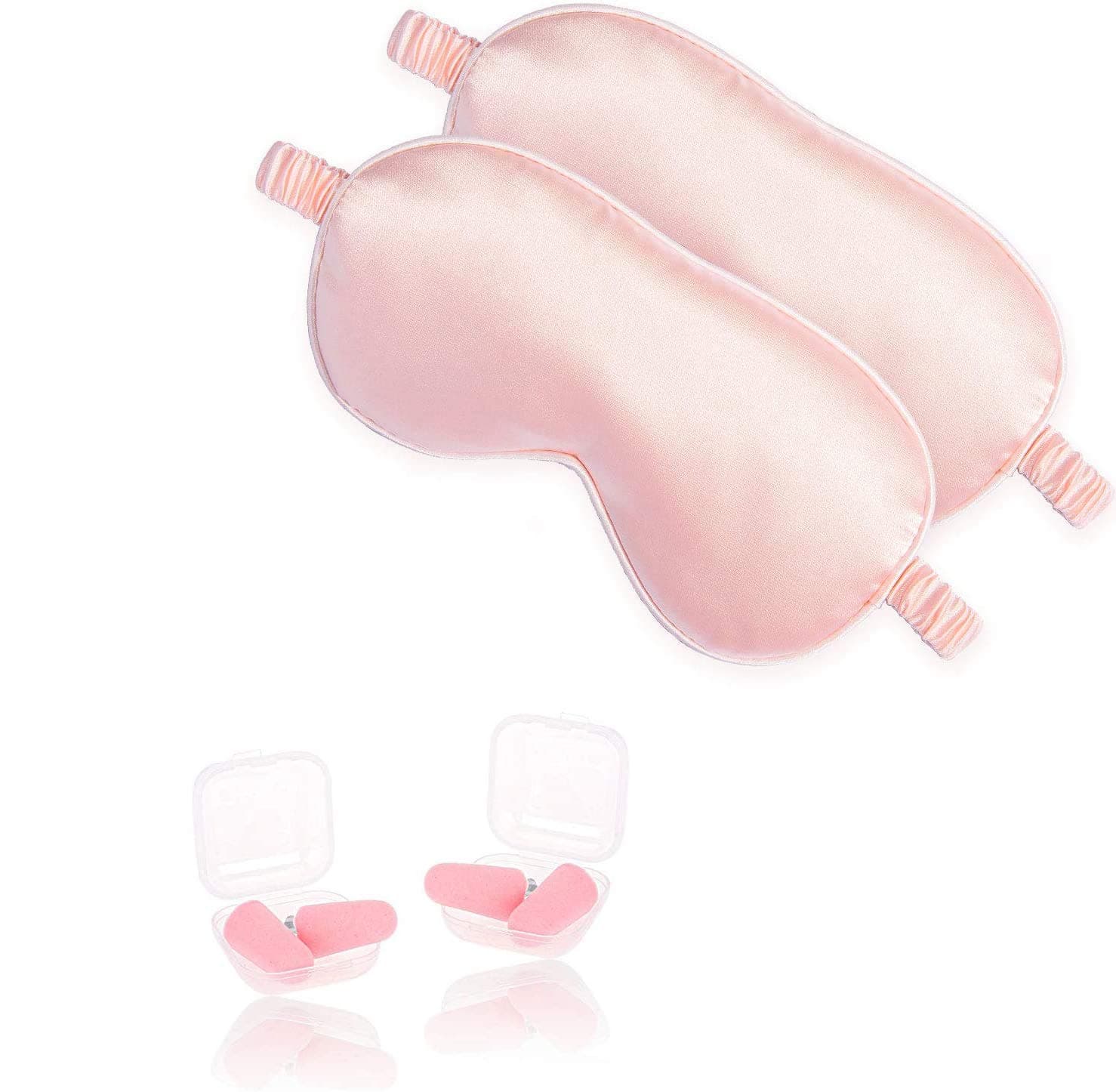 ExceforeSleep Eye Mask Skin Friendly Modal Material & Light Blocking Sleeping Mask for Home/Flight/Shift Work Handmade Adjustable Strap, Full Eye Covers for Women/Men Sleeping