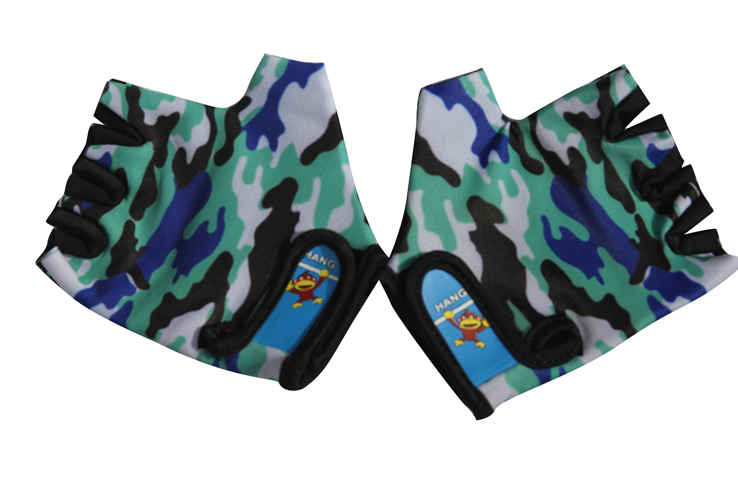 HANGMonkey Bars Gloves with Grip Control (for 5 and 6 Years Old Kids) Camouflage