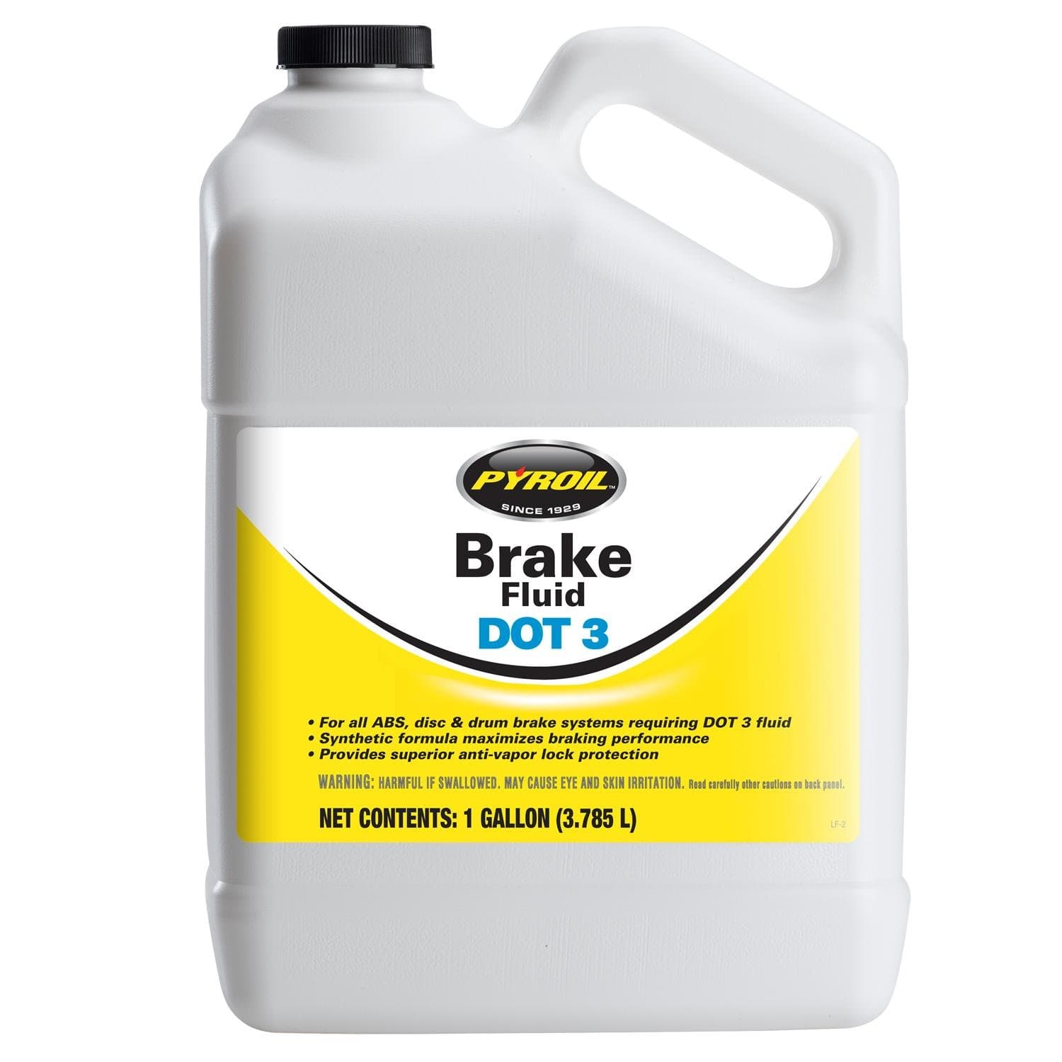 PYBF1 DOT 3 Brake Fluid - 1 Gallon