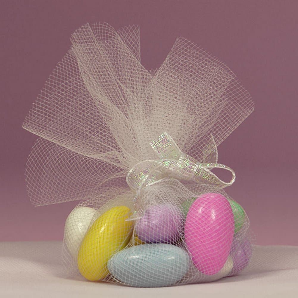 9 Inch Tulle Circles - White (25 per pack)