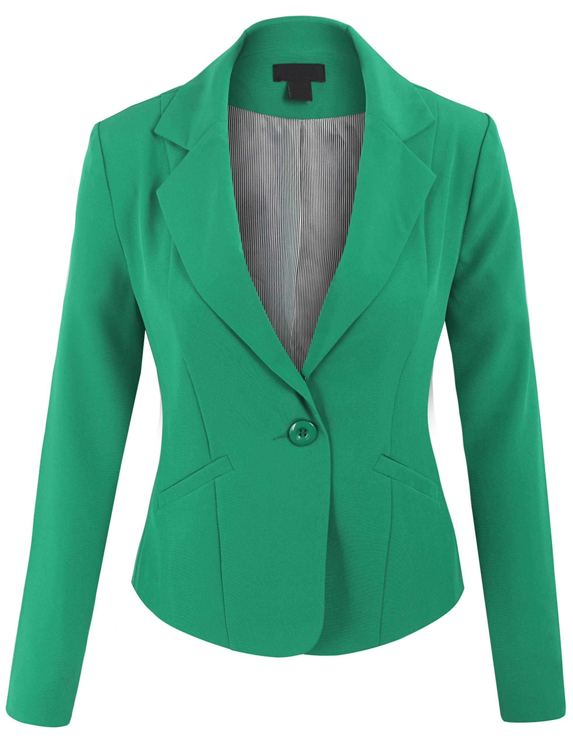 BEKDO Womens Classic Everyday Casual Work Solid Color Blazer