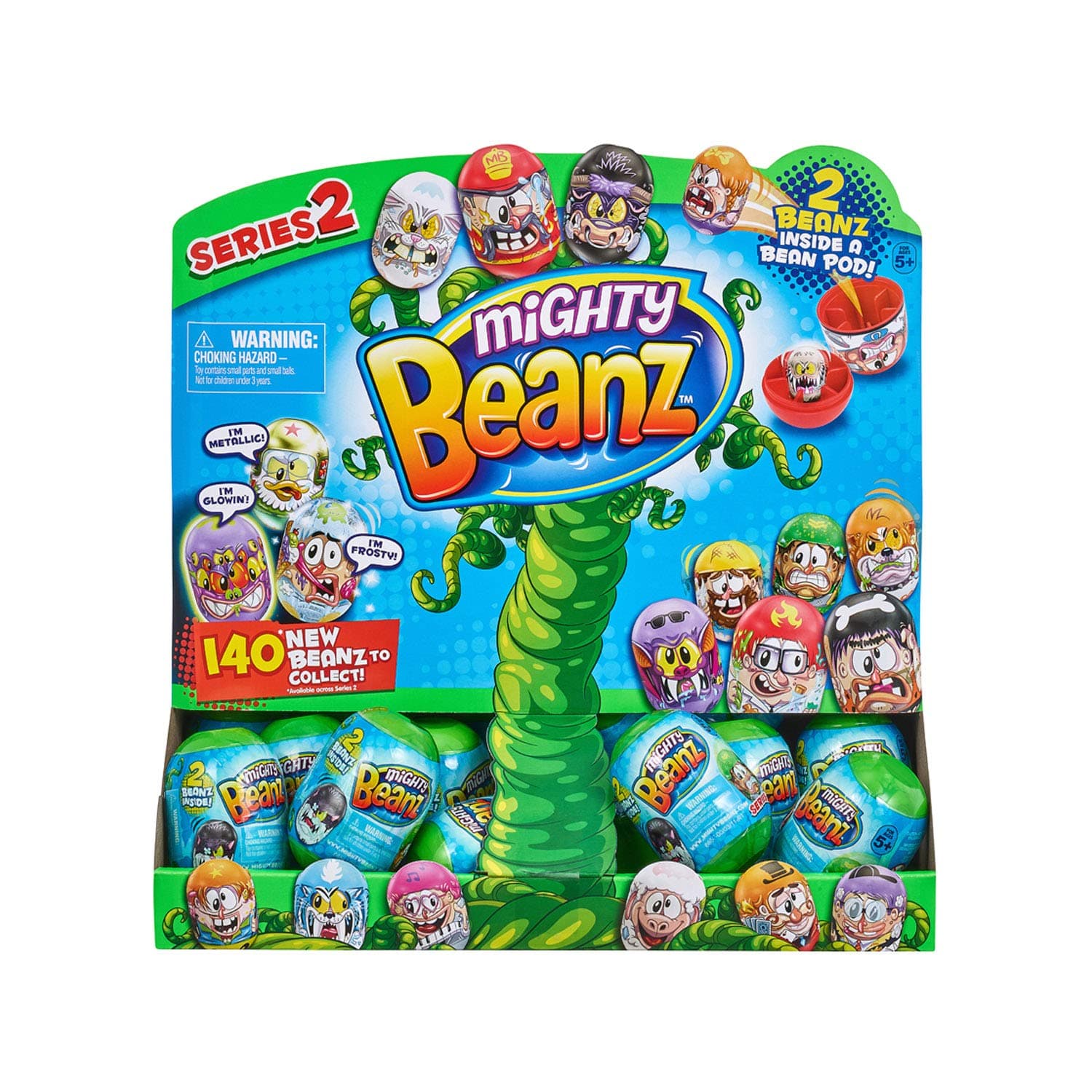 Mighty Beanz 66525 2 Pack Season 2, Multi
