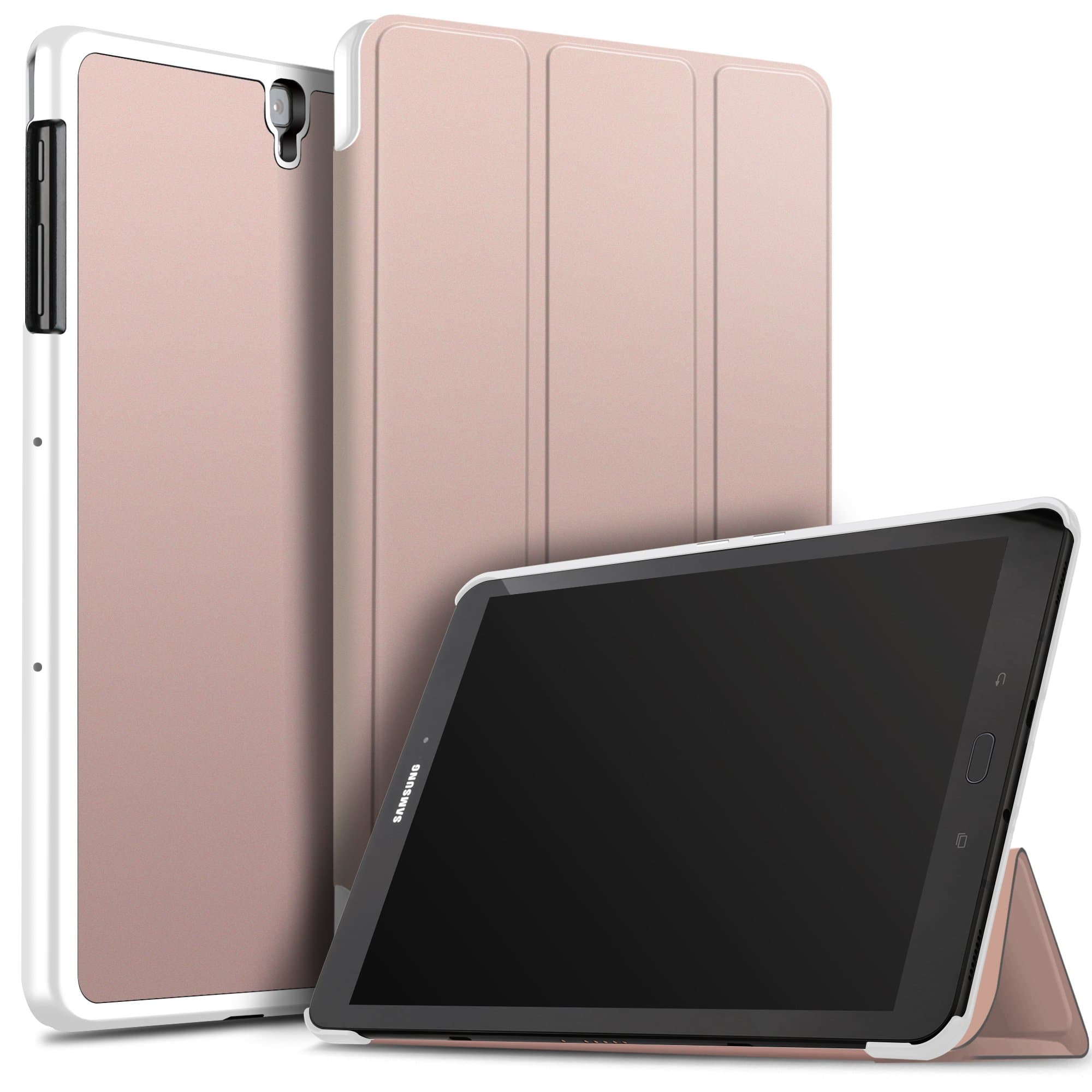 IVSO Case with Keyboard for ipad pro 12.9 2018 - Ultra Lightweight One-Piece Wireless Keyboard Stand Case/Cover Fit for Apple ipad pro 12.9 2018 Tablet (Pink)