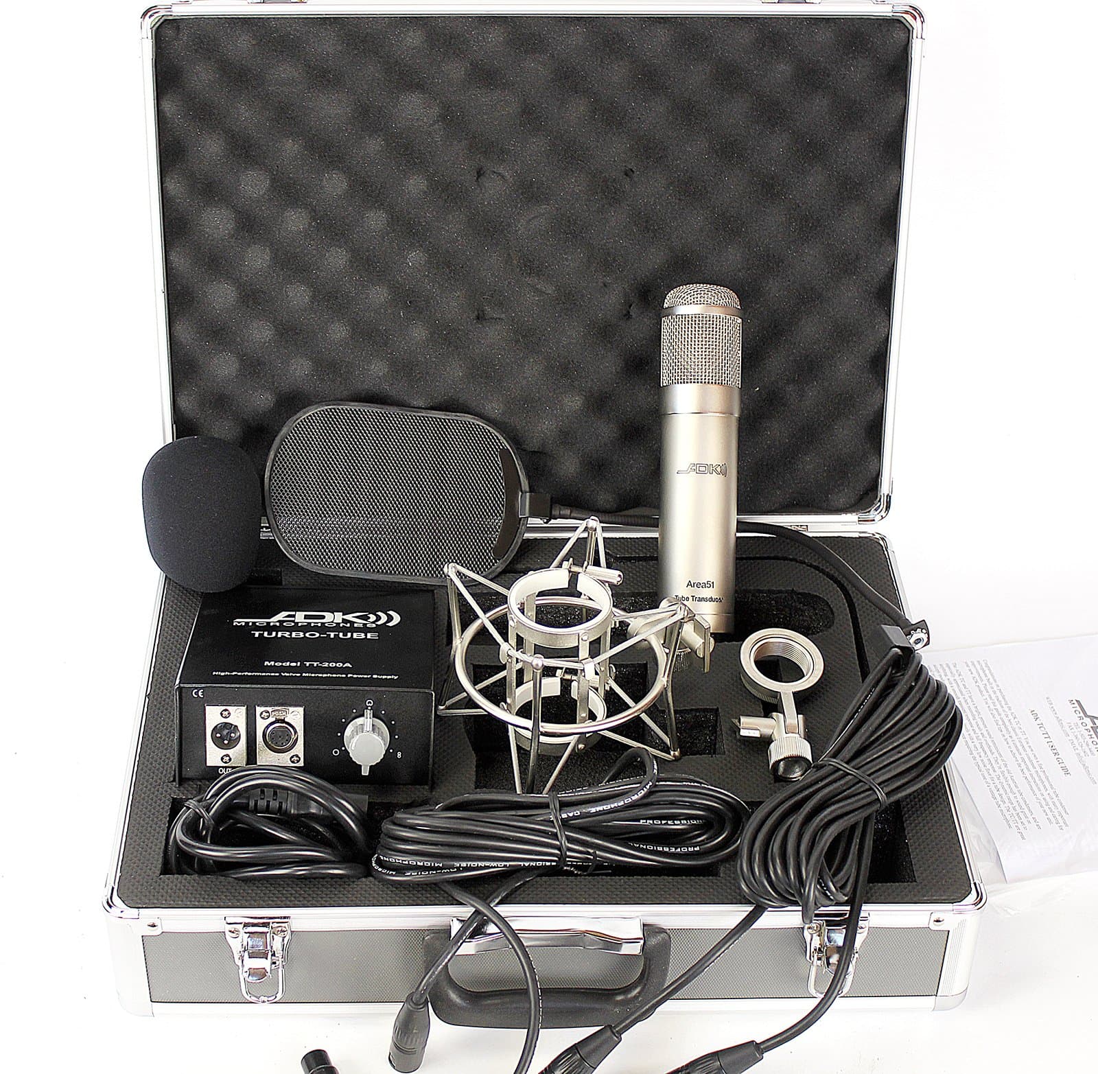 ADK TT Premium Multi-Pattern All Tube Condenser Mic Complete Studio Bundle