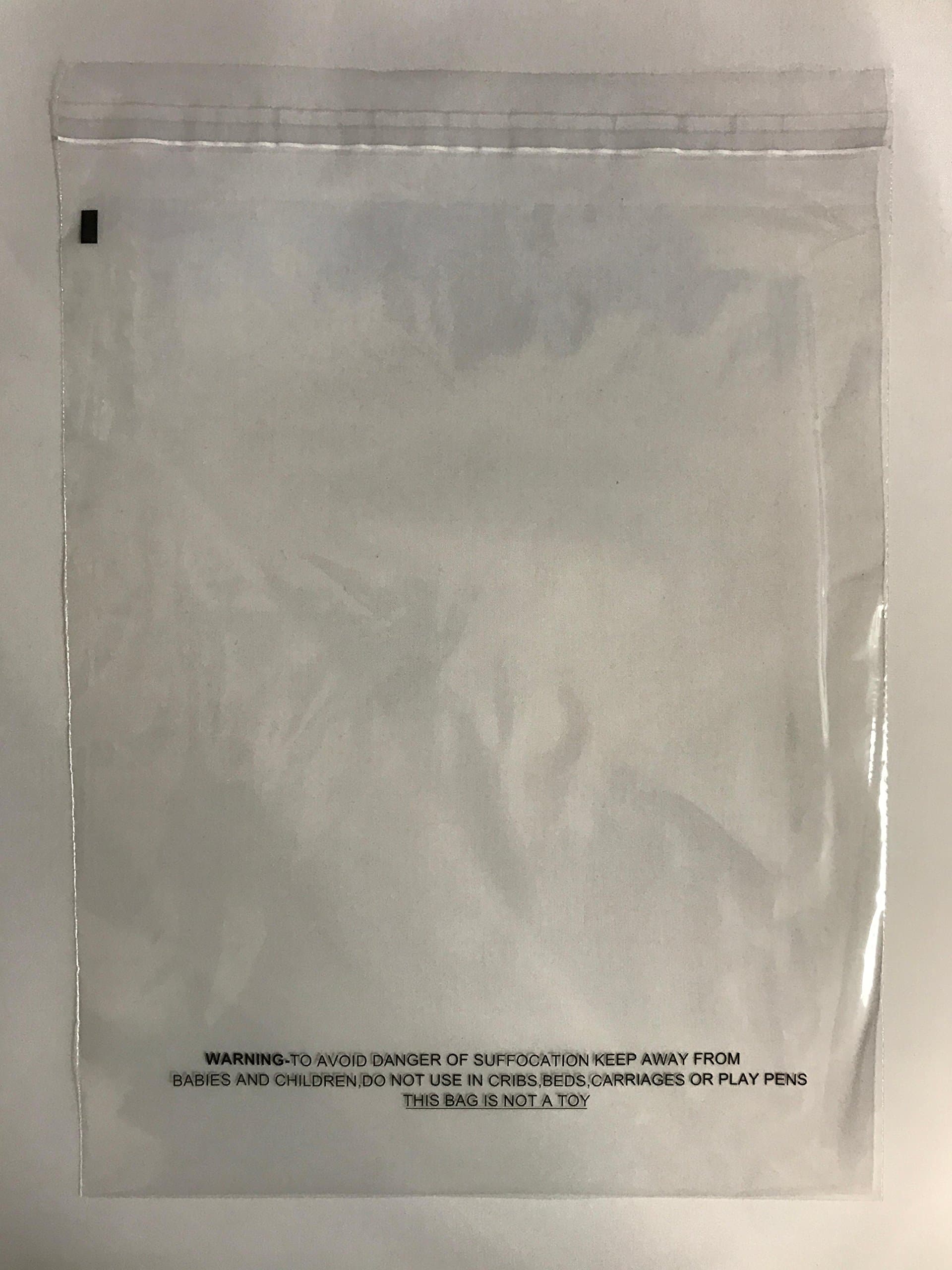 Clear Self Sealing Suffocation Warning Bags - 200 count (6x9)