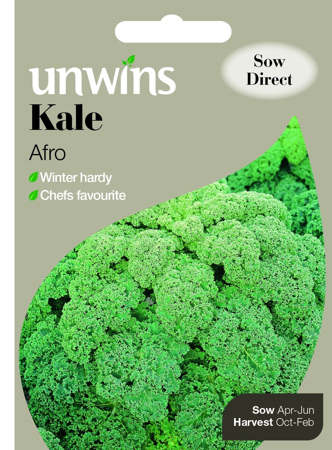 Unwins Kale Afro Seeds