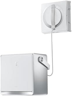 ECOVACS W2 OMNI Window Cleaning Robot with Multi-functional Station, Glass Cleaning Robot with 12-tier Protection System, Industry-leading Edge Cleaning Mode & 3-nozzle Spray Atomization Technology