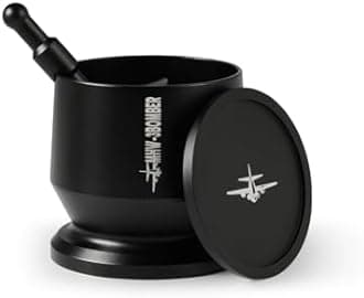 MHW-3BOMBER 58mm Blind Shaker Espresso Coffee Powder Receiver Container Fits 58mm Portafilters，Black DR5500B