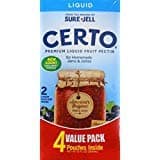 Sure-Jell Certo Premium Liquid Fruit Pectin Value Pack, 2 Boxes, 4 Pouches - PACK OF 3