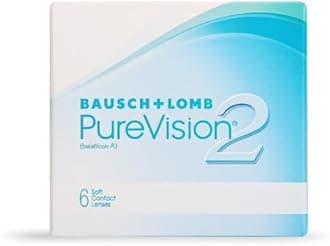 Bausch & Lomb Purevision2 Contact Lens - Spherical | Monthly Disposable | Silicone Hydrogel Material | (-4.5, Pack of 6)