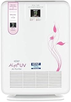 KENT 15008 Alps+ UV Air Purifier | Highly Efficient HEPA Technology | Smart Air Purifier | Cleaner Air Every Time | UV LED That Kills Bacteria & Viruses