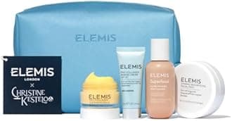 ELEMIS Christine’s Elemis Favorites Kit ($147 Value) - Amazon Exclusive Gift Set, Travel Size Favorites, Make up Remover, Facial Pads, Makeup Primer
