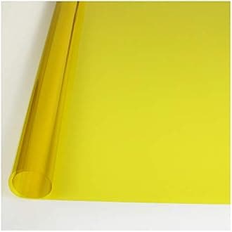 BDF CAYW Decorative Window Film Transparent Color Yellow - 24in X 25ft