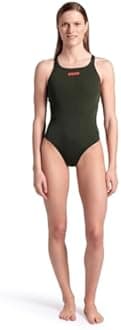 arena Solid Swim Pro Team Women's One-piece Swimsuit, Quick-drying, Sports Swimsuit in arena MaxLife ECO-FABRIC with Maximum Chlorine Resistance and UPF 50+ UV Protection