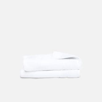 BrooklinenSuper-Plush Hand Towels - Set of 2, White, 100% Cotton | Best Luxury Spa Towels