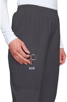 Cherokee womens Workwear Scrubs Pull-on Cargo Pant Workwear Elastic Waist Cargo Scrubs Pant (pack of 1)